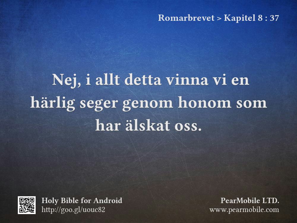 Romarbrevet, Kapitel 8:37